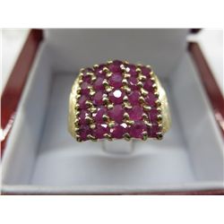 14KT yellow gold & ruby ring