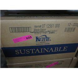 Case of Kettle Brand Maple Bacon chips