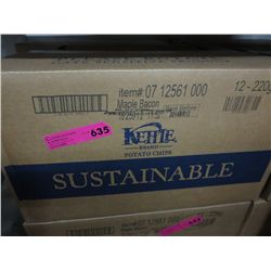 Case of Kettle Brand Maple Bacon chips