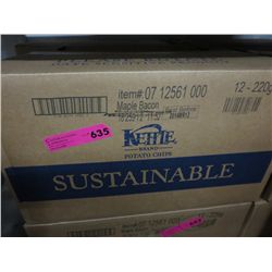 Case of Kettle Brand Maple Bacon chips