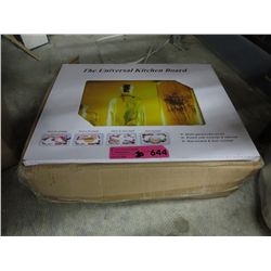 Case of non-porous cutting boards