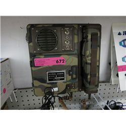 Signal Corps camo GI phone - plastic