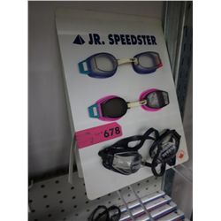 6 Pairs of swim goggles