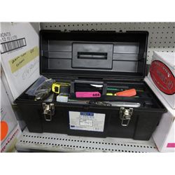 22" tool box and contents.