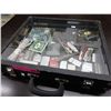 Image 1 : Locking countertop display case & contents