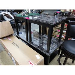 NEW - 3 pc coffee table set