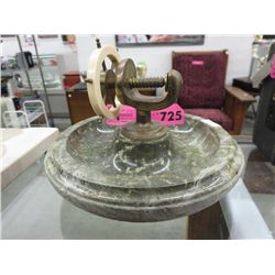 Vintage nut cracker with marble base