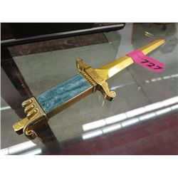 Vintage -Ascot dagger shaped lighter/letter opener