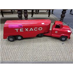 Vintage Buddy L press steel Texaco truck