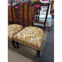 Victorian nursing chair