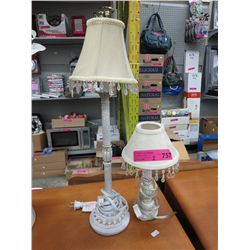 2 Accent lamps