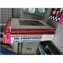 Hardcover books - Firepower set