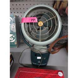 Vintage Vornado table fan, 9" dia.