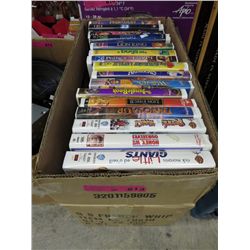 VHS & DVD movies,  approx. 40