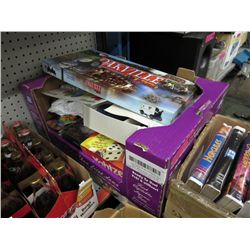 Large box of games & CDs