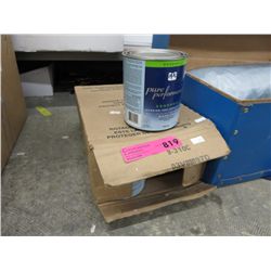 Case of eggshell latex paint interior paint
