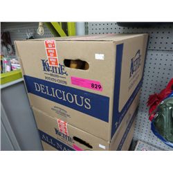 Box of Kettle Brand Buffalo Bleu chips
