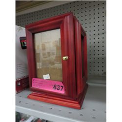 Wood photograph cube