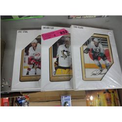 3 pcs hockey memorabilia