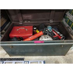 Metal tool box & tools