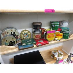 19 Collectible tins