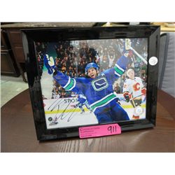 Autographed Ryan Kesler hockey photo
