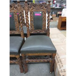 Unique - Antique 1780's hand carved chair