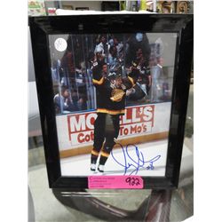 Autographed Greg Adams Canuck's hockey photo