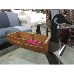 Wood duck planter - may be vintage