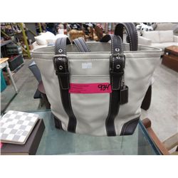 Leather Coach handbag, very gently used