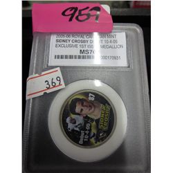 2005/06 Canadian Mint- Sidney Crosby medallion