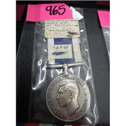 Royal Navy Military Medal Geo VI