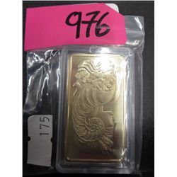 Gold clad art bar - Goddess