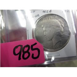 1922 USA Silver liberty dollar