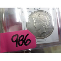 1923 USA Silver liberty dollar