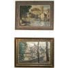 Image 1 : Guilbert Lassalle, early C20th French - NEMOURS - a pair, oils on canvas, each...