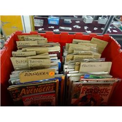 Tub Lot Vintage Comic Books