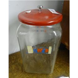 Lidded Lanee Glass Candy Dish