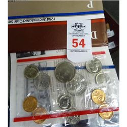 1984 Uncirculated Coin Set