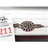 Image 1 : 12.88 Ct. Genuine Ruby & Emerald Bracelet