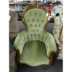 Button Tufted Armchair