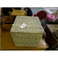 Wicker Basket w/Lid