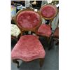 Image 1 : Carved Rose Back Chairs - 2 Times the Money