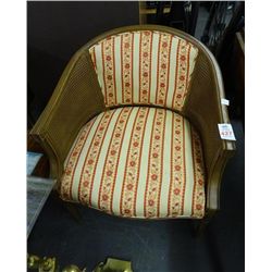 Wicker & Cloth Chair