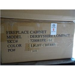 7 Fireplace Cabinets - Cherry - 7 Times the Money
