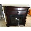 Image 1 : Mahogany Fireplace Surround w/Fireplace