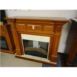 Large Oak Mantle/Firebox