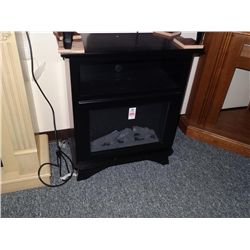 Small Black Mantle/Firebox