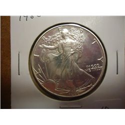 1986 AMERICAN SILVER EAGLE UNC