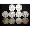 Image 1 : 10 ASSORTED 1930'S MERCURY DIMES